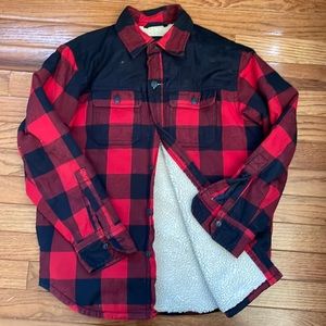 Sherpa lined flannel